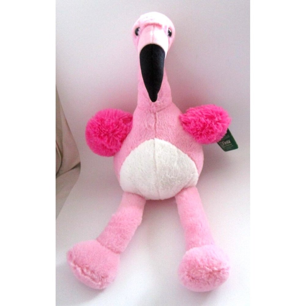 Fiesta Toys Pink Flamingo Plush Animal 13" - Soft & Cuddly - New with Tags 2017